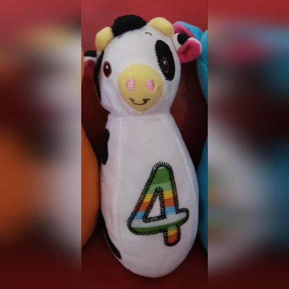 Early Years Baby Farm Animals Bowling Set 2008 Rattles BENIFITS CHARITY - Picture 6 of 12